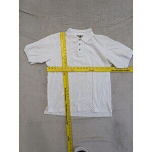 Eastern Mountain Sports EMS® Men's Short-Sleeve Polo Size M Medium White Golf